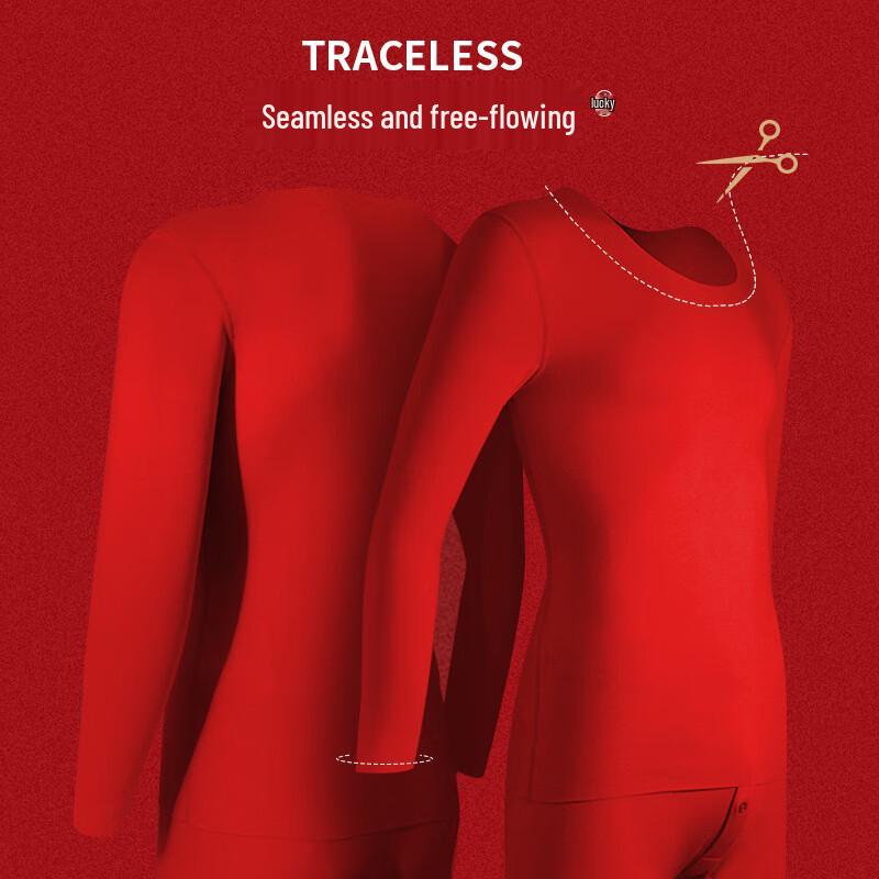 Red Women's Thermal Underwear Set