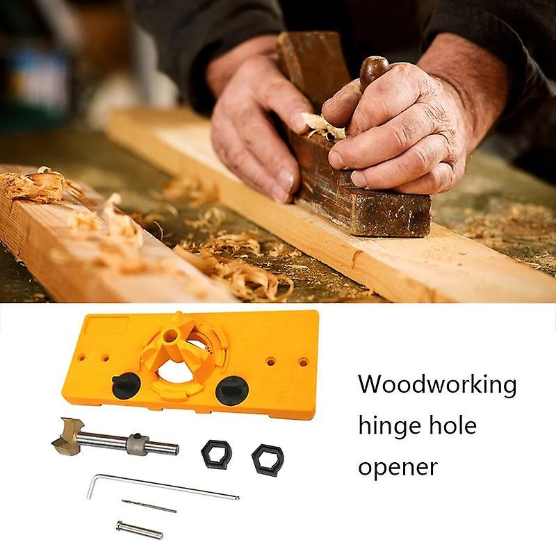 35mm Hinge Hole Locator Jig Drilling Guide DIY Carpenter Woodworking Tools Set Hole Punch Hole Drill Guide Kit