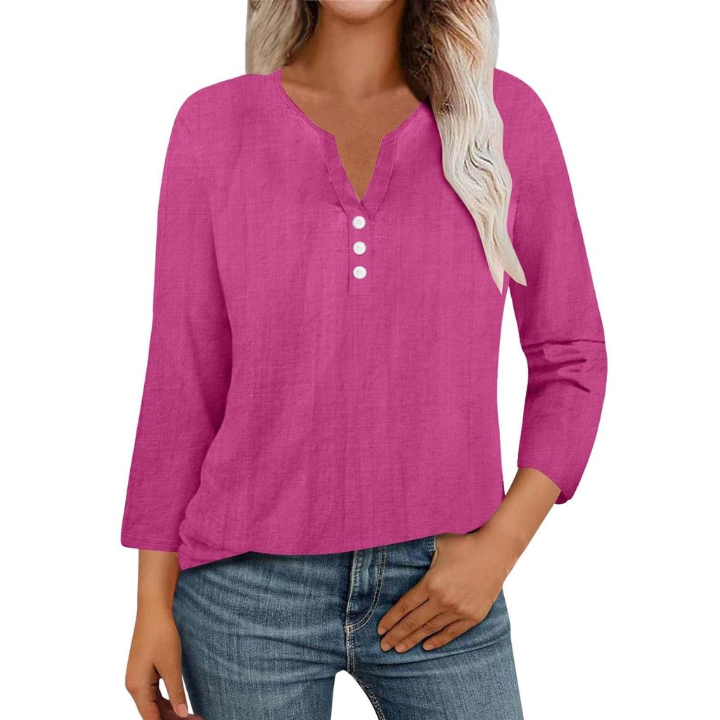 Women Casual Loose Shirts Fashion Tops T-shirts Tee