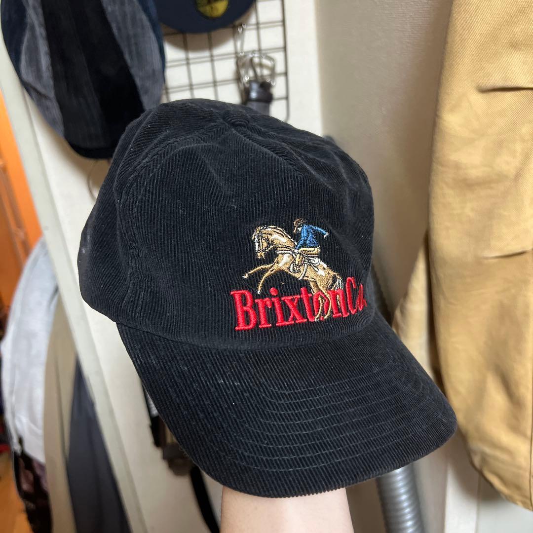 Used Brixton Black Cap Corduroy Cap Marlboro Sampling