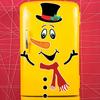 NEW Christmas Snowman Magnetic Fridge Stickers Merry Christmas Decoration