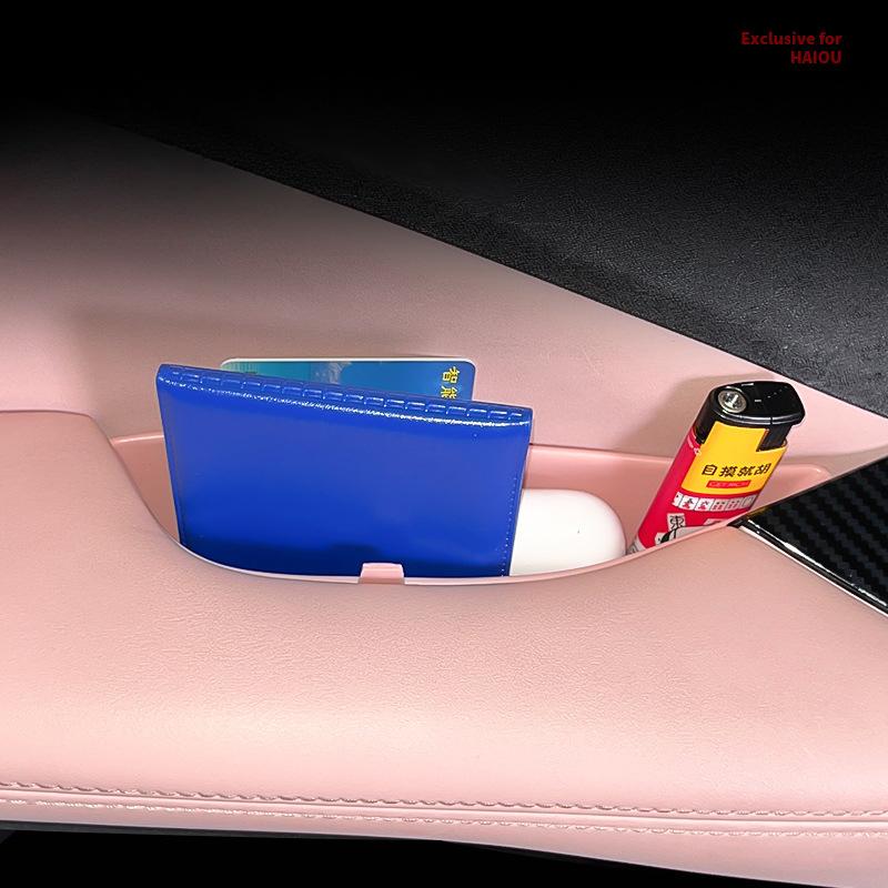 For BYD Seagull Dolphin Mini  2024 2025 Car Door Side Handle Storage Box Holder Tray Organizer Case Barrel Car Accessories