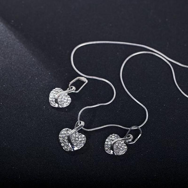 4Pcs/2Pcs Bracelet Necklace Ring Earring Set Suitable For Daily Clothing Matching