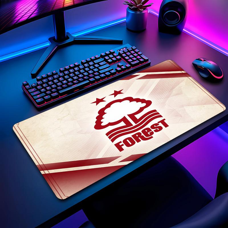 Nottingham Forest Football Pattern Mouse Pad Non?Slip Rubber Base Gaming Mousepad For Desk Office Home