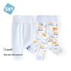 Shubeyi 2-Pack Unisex Baby Pure Cotton High-Waist Spring/Autumn Trousers