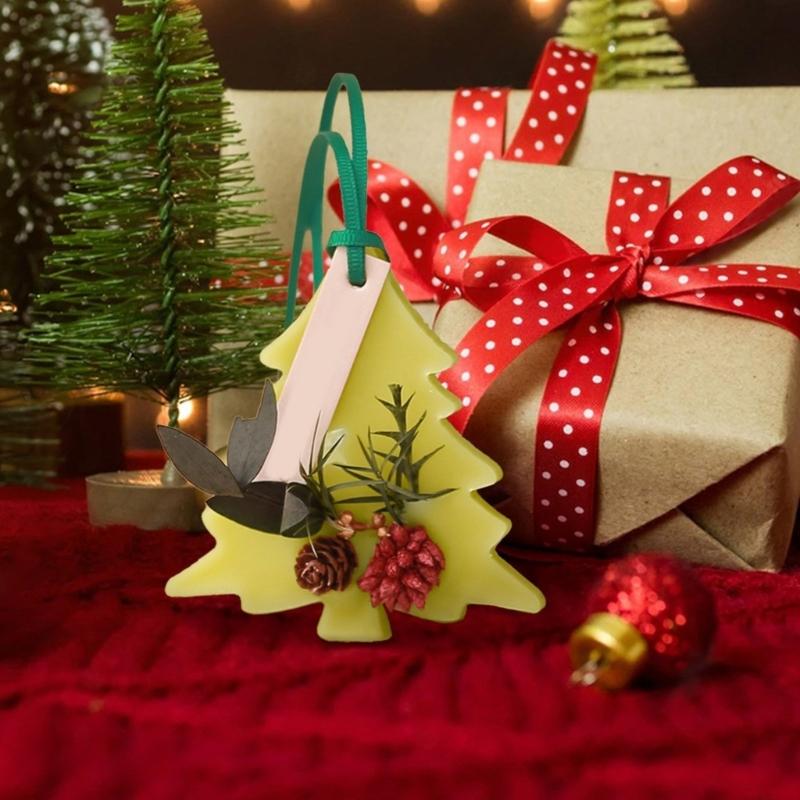 Flexible Silicone Aromatherapys Stone Mold Christmas Tree Decoration Mould High Temperature Resistant Mould for Ornament