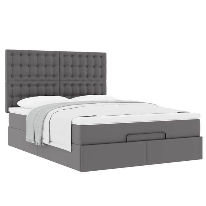 Cadre de lit ottoman - Maison Exclusive - Matelas inclus - Rangement sous le lit - 140x190 cm