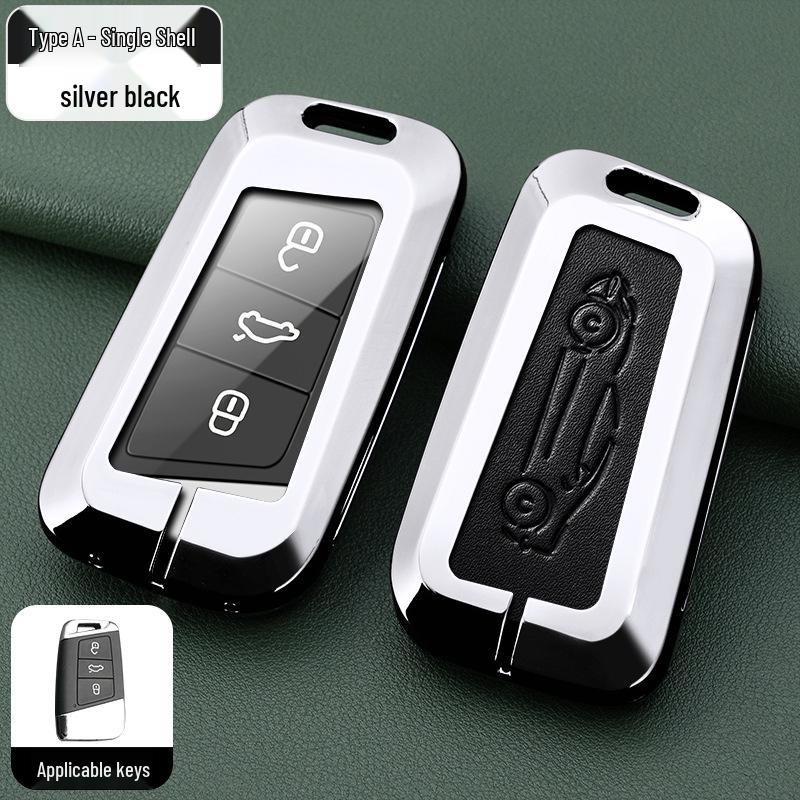 Metal Key Shell for Volkswagen Models: New Sagitar, Lavida Plus, Tayron, Tuon, Tiguan L, Bora, Magotan