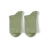 Women's 100% Pure Cotton Mid-Calf Socks - Odor-Resistant, Antibacterial, Anti-Pilling, Hand-Sewn Toe, Boneless, Perfect for Spring & Autumn.
