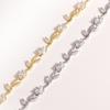 Funkelnde Steine Strass Armband Buntes Kristall Blatt Ranke Armband Hochzeits Schmuck