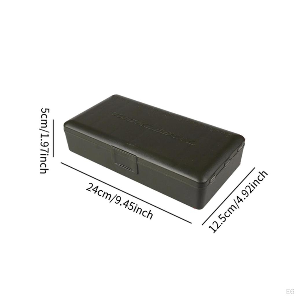 Empty Fishing Accessories Case with Compartments for Freshwater And Saltwater