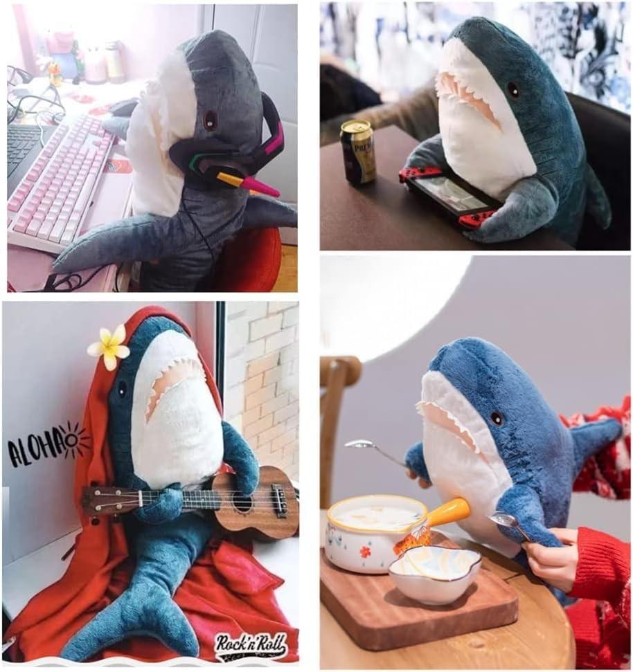 Shark Toy Soft Stuffed Sea Animal Accompany Pillow High Quality Gifts For Birthday Children Boys Party Decor