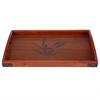 Large Wood Serving Tea Water Drinks Tray Wooden Breakfast Tea Serving Tray With Handle