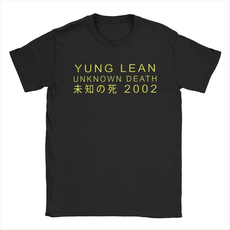 Camisetas Amarillas De Yung Lean Unknown Death 2002 De Algod S разноцветный