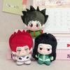 10cm HUNTER×HUNTER Plush Doll Pendant Hisoka Illumi Zoldyck Chrollo Lucilfer Stuffed Toy for Anime Fans