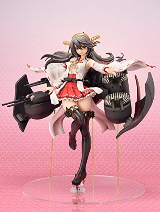 AMAKUNI Kantai Collection Haruna Kai Ni PVC Model Approximately 23cm Tall Japan Limited -KanColle- Pre-painted 17 Scale, [Hobby Edition]