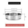 304 Stainless Steel Steamer Tray & Rack, Flat Mouth, 16cm-22cm, Min Order: 2 Pcs
