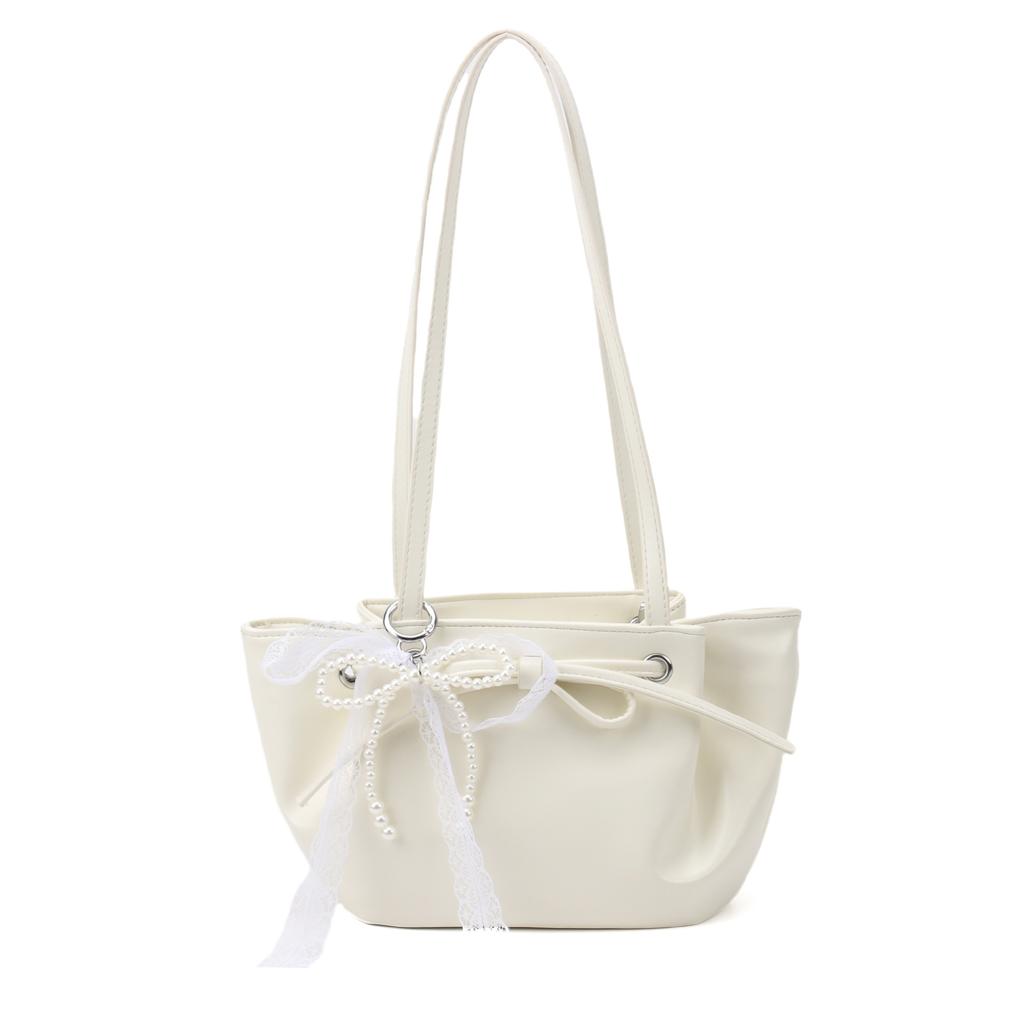 Handbag Women's Fashion Folded Bucket Bag 2025 New Simple Shoulder Women's Bag