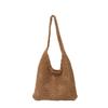 Niche hollow bucket bag women's summer new fashion woven beach bag leisure vacation shoulder bag