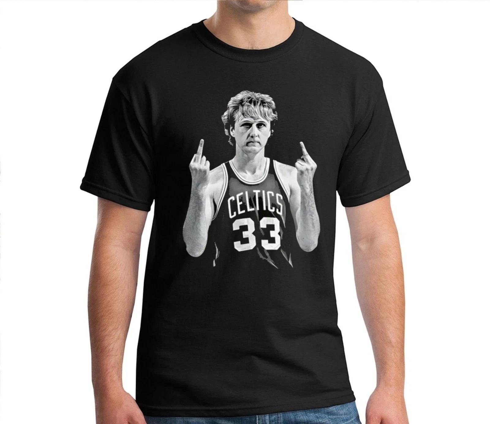 Larry Bird Middle Finger Unisex T-Shirt XL