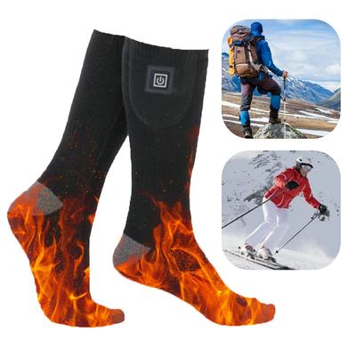 Electric Heating Socks 3 Level Temperature Winter Heated Socks Cold-Proof Winter Warm Thermal Socks for Outdoor Camping Skiing