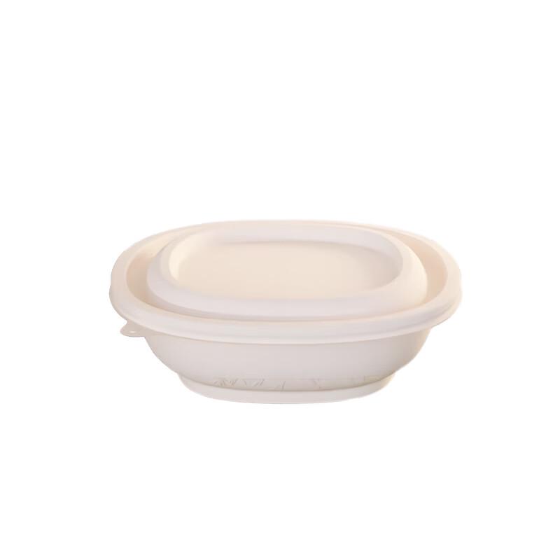 350ML Square Biodegradable Corn Starch Meal Box