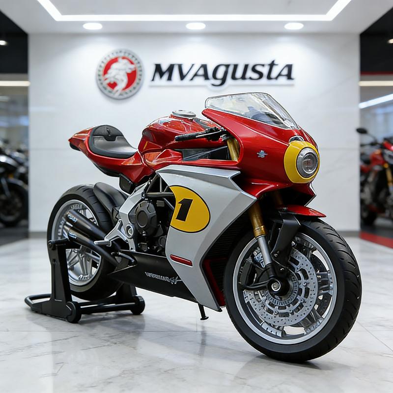 1/12 Mv Agusta Superveloce Ago Motorfiets Model Speelgoed Voertuig Collectie Autobike Schokdemper Off Road Autocycle Speelgoed Auto