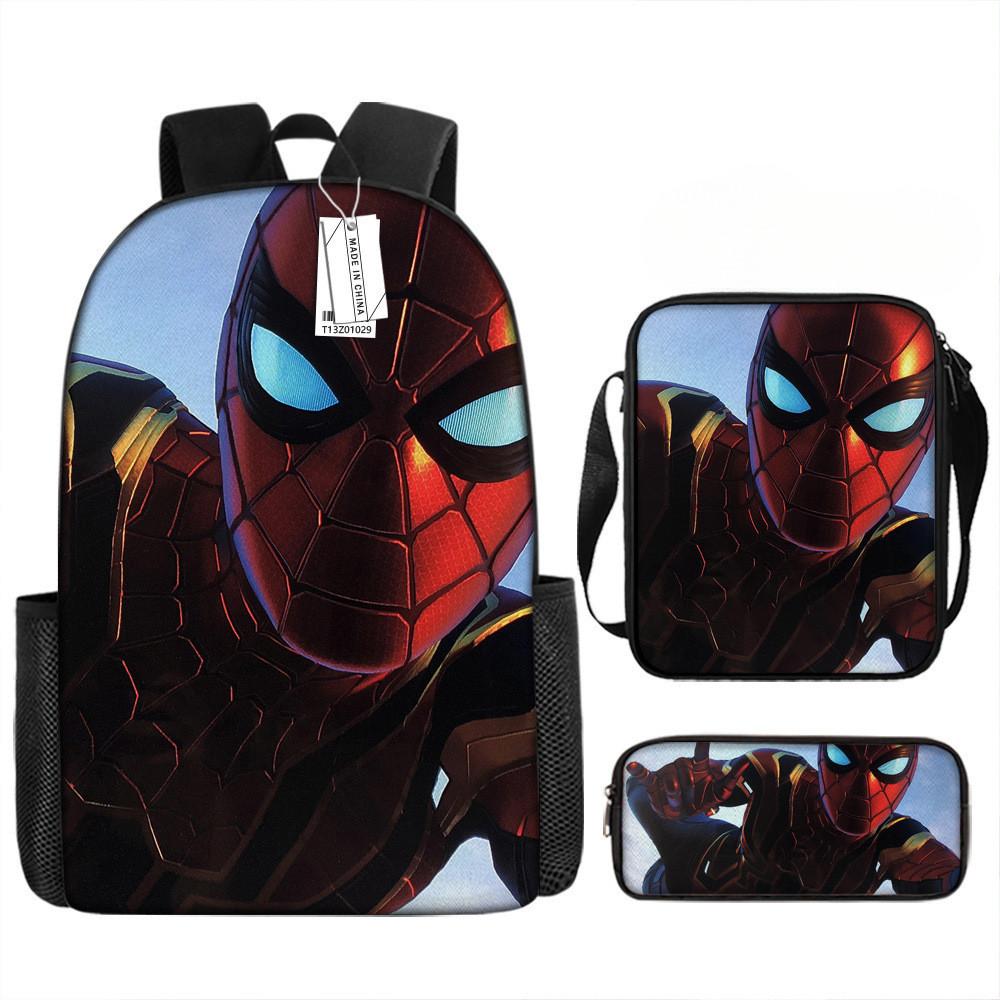 Mochila de Desenho Animado Mochila Escolar Estampada Estojo Bolsa Ombro