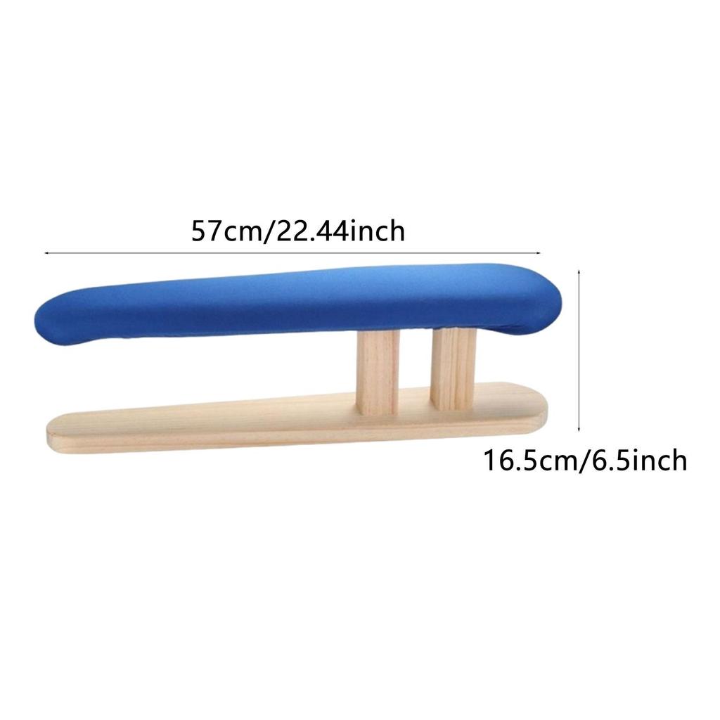 Desktop Wooden Ironing Board for Apartment, Dormitory Compact Multipurpose with Stable Base