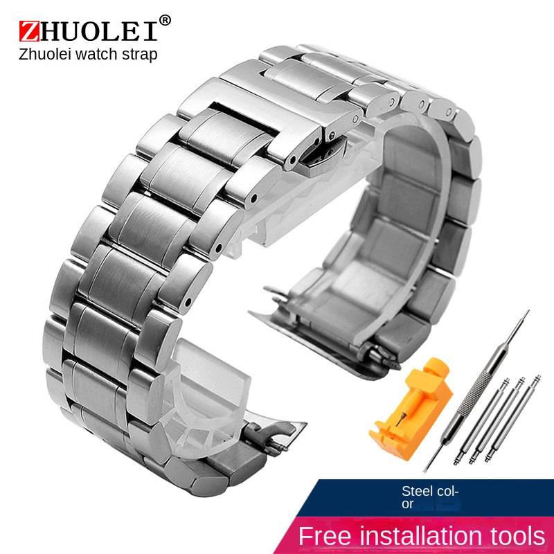

Stainless steel strap for Armani AR5906 AR5905 AR5890 AR5889 5858 5920 5919 man 23mm woman 20mm Folding clasp watchband bracelet 20mm срібний