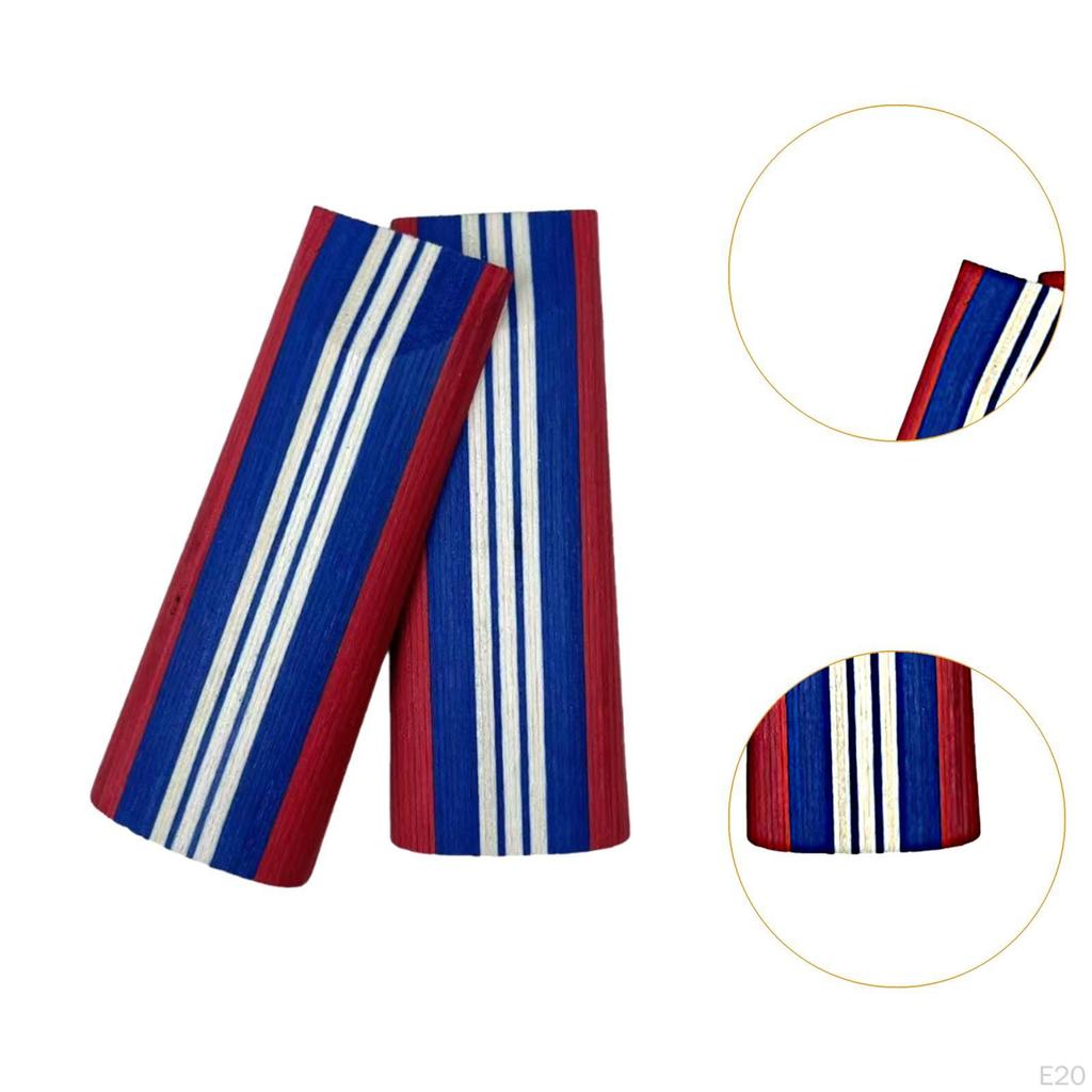 ,2Pcs Table Tennis Paddle Handle, Racket Professional Solid Wood Pong