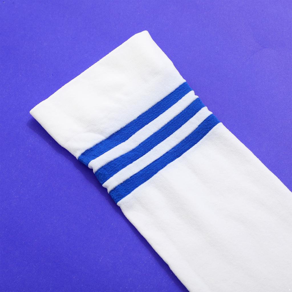 Jenter Cheerleading Danseantrekk Ermeløs V-hals Bokstavtrykk Cropped Topp Plissert Skjørt med Sløyfe Hårstrikk Håndblomster Stripete Tube Sokker