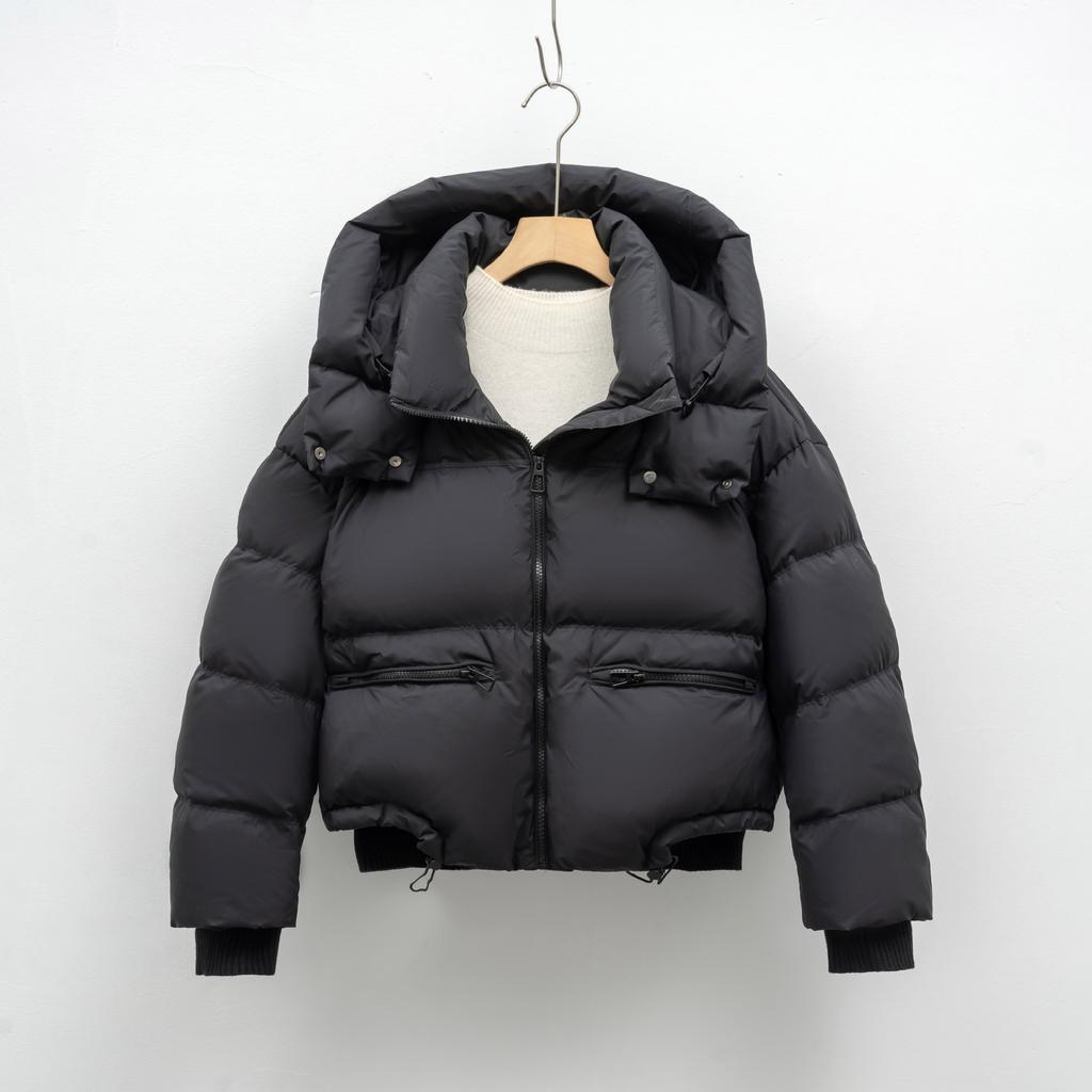 Short Winter Fashion Simple Bread Jacket Thickened Warm Fluffy Jacket Down Jacket Women