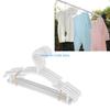 Y3NA 10 Pcs for Creative Baby Clothes Hanger White Plastic Hangers Smooth Surface Hangers for Kids Baby Toddler Cloth
