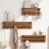 Modern Nordic Solid Wood Wall Mounted Clothes Hanger Luxury Living Bedroom Storage Rack Creative Home Furniture