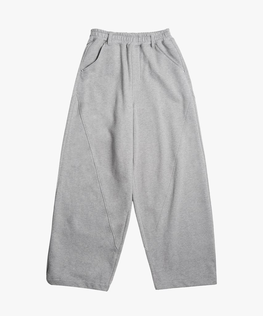 Liomeu Curved Balloon Sweatpants_Melange : Radiant163