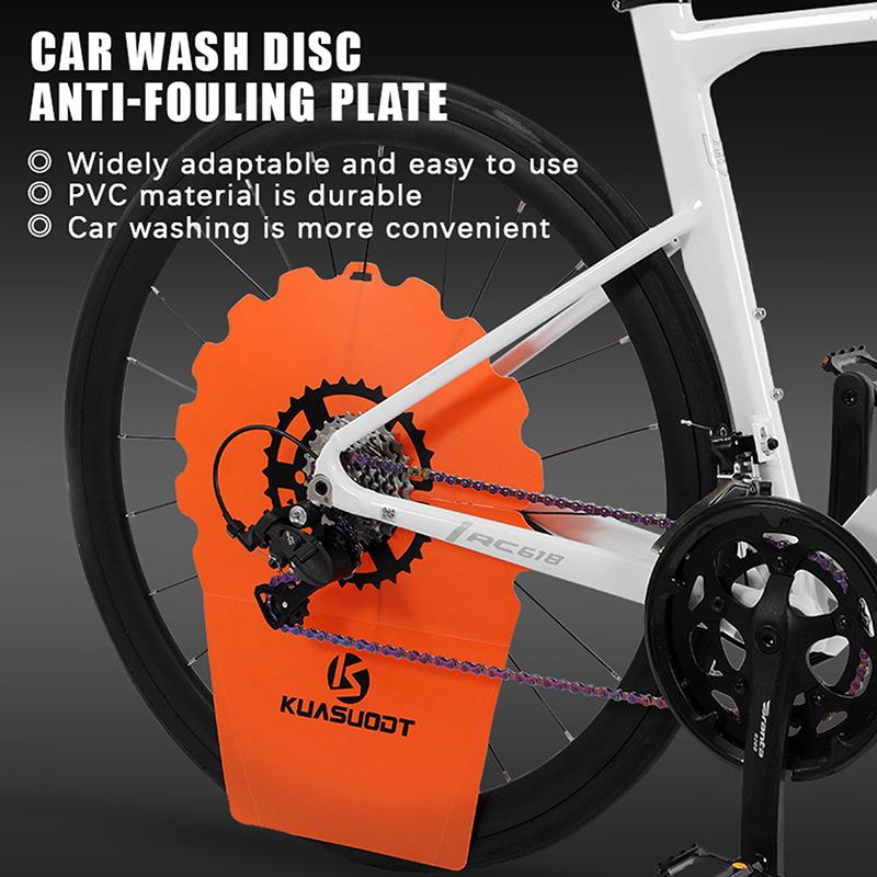 Bicycle Motorcycle Washing Disc Brake Cleaning Protection Cover Anti Grime Guard Wheel Cover For Road Mountain Bike