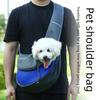 Portable Mesh Pet Carrier Sling Bag for Small Dogs Cats Pomeranian Teddy Breathable Shoulder Riding Summer