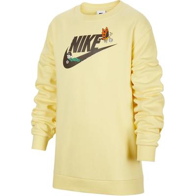 Nike Sportswear Club Fleece Kapüşonlu Sweatshirt Çocuk üstleri Yumuşak Sarı HQ4885701