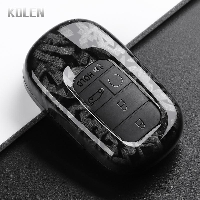Abs Carbon Fiber Style Car Key Case Cover For Honda Civic 11Th Accord Cr-V Hr-V Pilot Vezel Zr-V Crv Key Protector Accessories