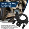Inner Tie Rod Removal Tool 3/8” Tie Rod End Removal Tools 30-42Mm,Inner Tie Rod Hex Wrench Repair Removal Tools 29-42 Mm With 1/2" Drive Black