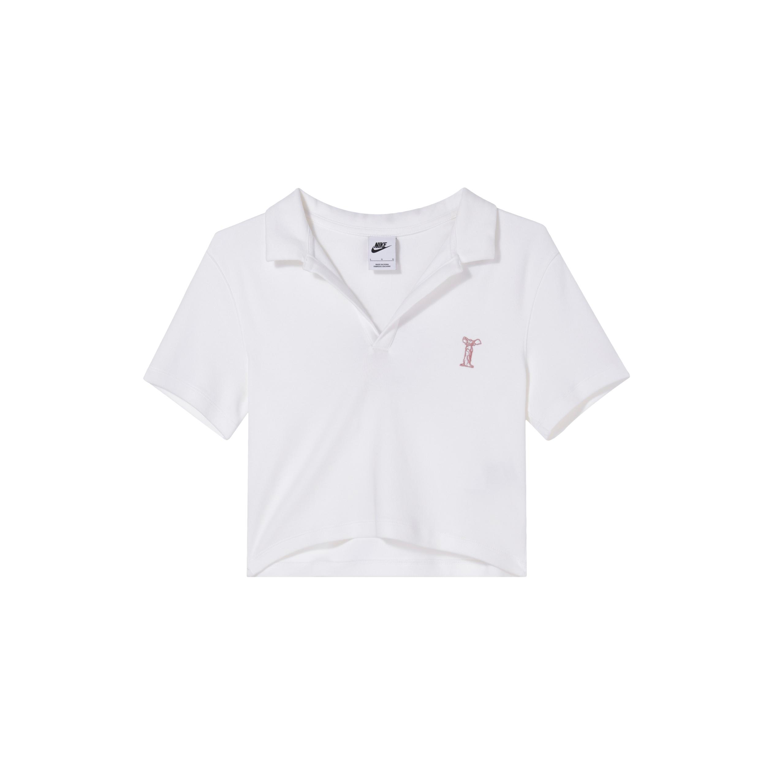 (WMNS) Nike Sportswear Polo Shirt Asia Sizing White Women s HJ6852-100 L