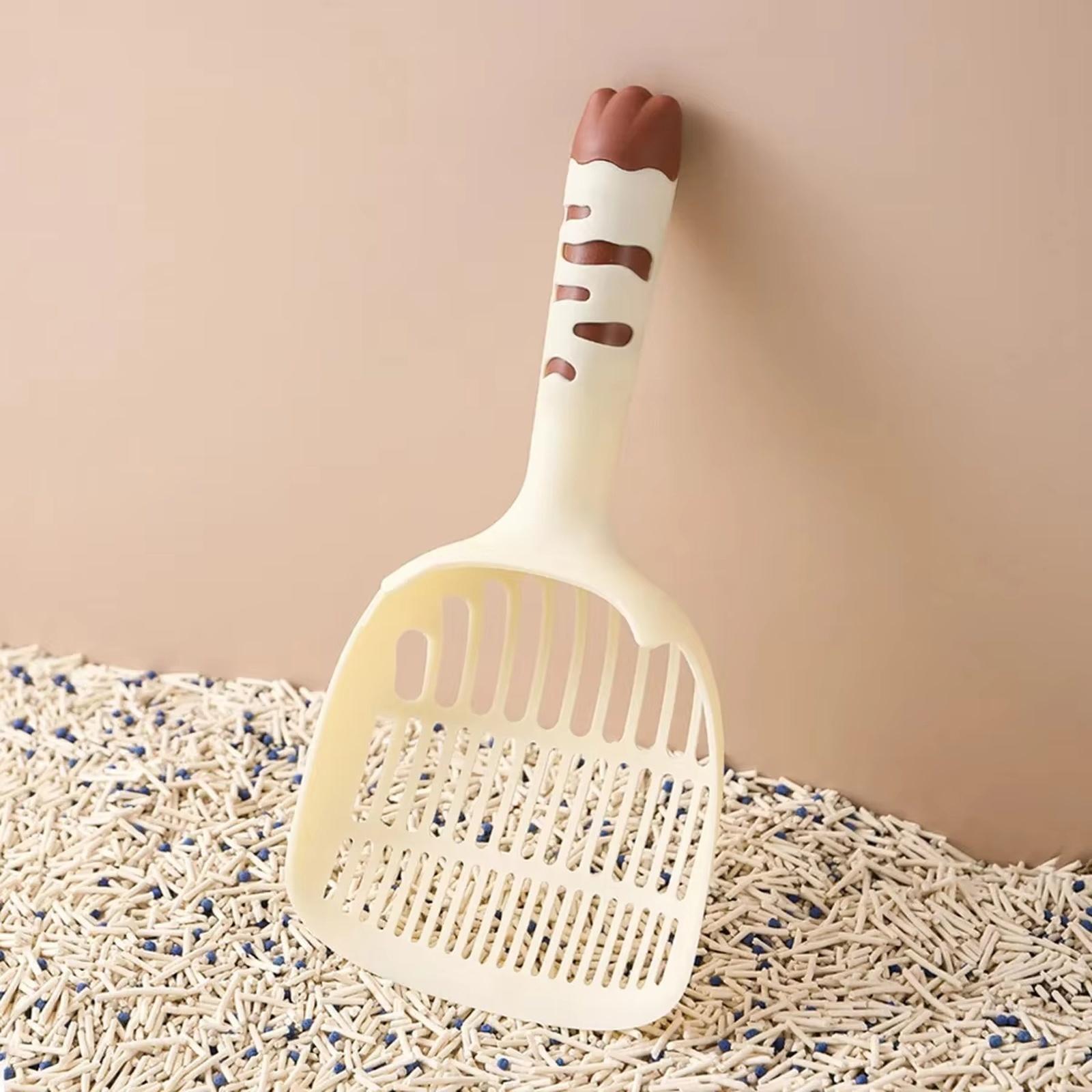 

Утолщенный совочек для наполнителя, большая поверхность, инструмент для уборки домашних животных, для тофу-наполнителя one size коричневый