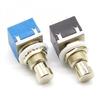 1PCS Foot Switch 9 Pin Guitar Effects Pedal Box Stomp Foot Latching 3PDT Switch Foot Switch Black/Blue