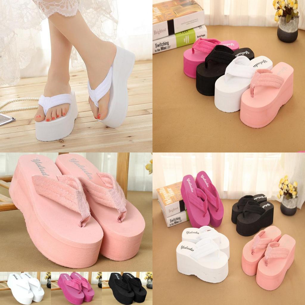 Stylish Womens Beach Sandals With Trendy Wedge Platform Slippers
