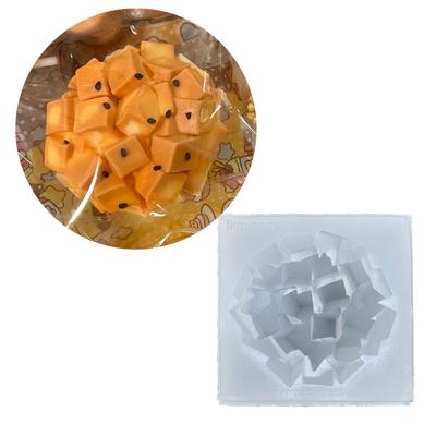 Kneifende Silikonform DIY Kuchen Schokolade Dekorationsformen Süßkartoffelgitter Harzform Handgemachte Aromatherapiekerze