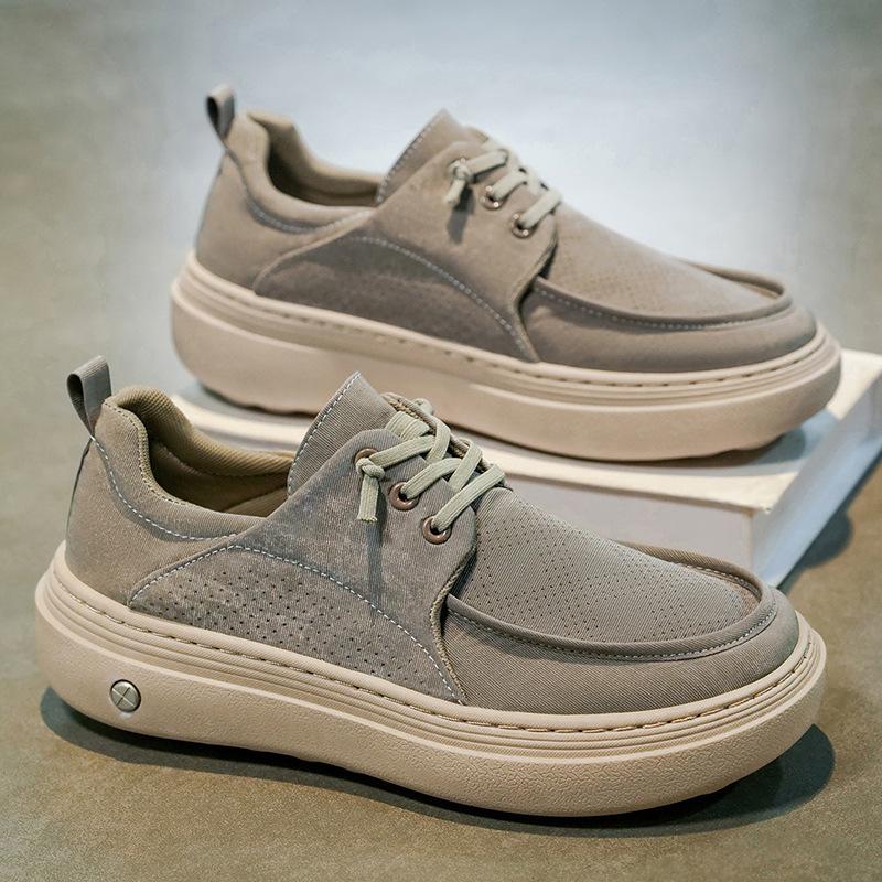 Herren Freizeit Schuhe Frühling Neu Leicht Atmungsaktiv Bequem Weiche Sohle Zum Hineinschlüpfen Loafer Outdoor Mode Vielseitig Flache Schuhe