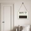 1/5 Stück Vintage Holz WLAN-Passwort Schild Wandmontiert Heimdeko Kein Strom benötigt Innen-/Außenbereich Minimalistisch und Langlebig