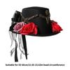 Mini Hat With Gear Accents Costume Accessory For Cosplay Parties
