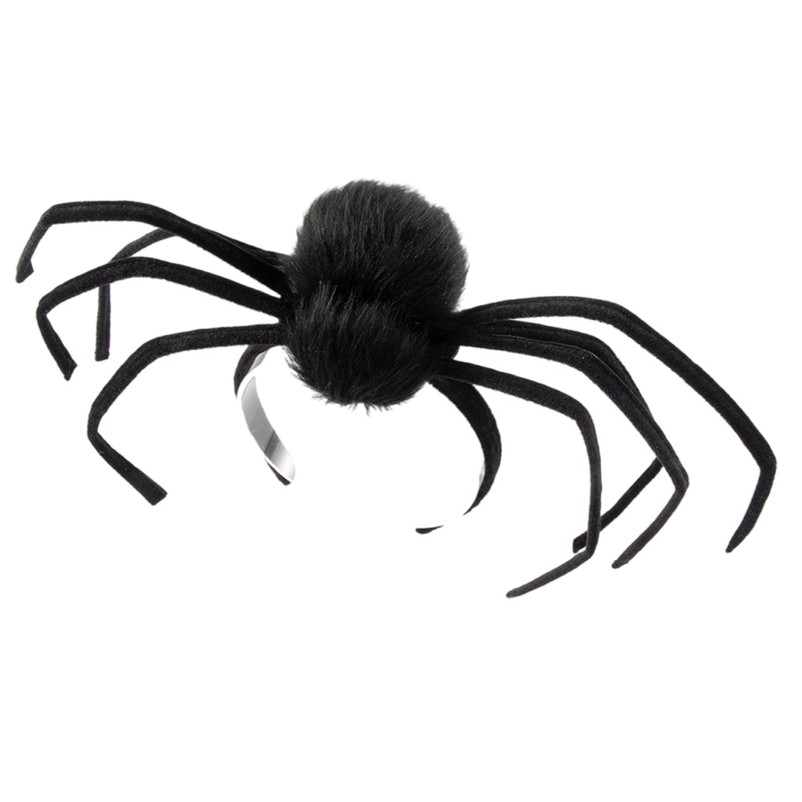 

Halloween Witch Hairband Large Spiders Headband Cosplay Costume Headpiece Family Gathering Hairband Theme Party Headwear 1